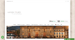 Desktop Screenshot of hansatours.com